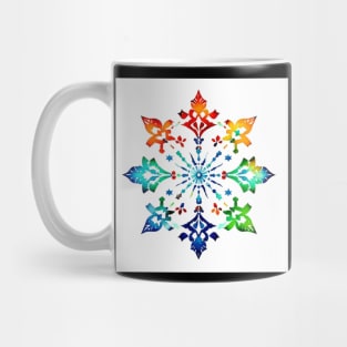 Snowflake Design - Pen & Ink Mug